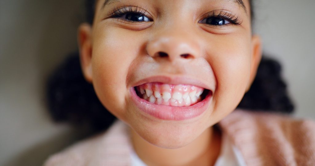 Oral,Health,,Showing,Teeth,And,Girl,With,Portrait,,Consultation,And